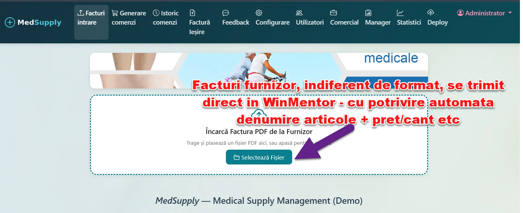 Procesare automată a facturilor furnizor, direct în WinMentor